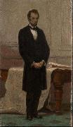 Portrait of Abraham Lincoln by the Boston artist William Morris Hunt,, William Morris Hunt